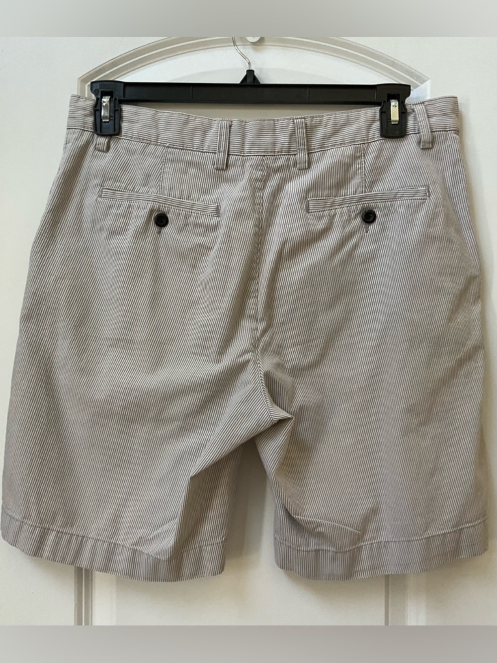 Macy’s Club Room Striped Chino Shorts - Picture 2 of 5